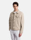 Beige Denim Jacket