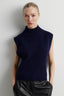 Longo Knit T-Neck Vest