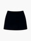 Velvet Mini Skirt