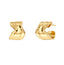 Melted Hoops S Gold