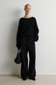 Brook Knit Lace O-Neck